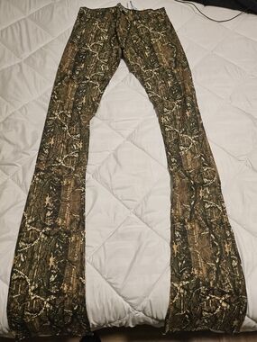 Golden Denim Stackd Camouflage  Pants for Men -